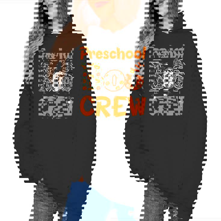 Preschool Boo Crew Halloween Teachers Students Costume Women&#x27;s Hoodie