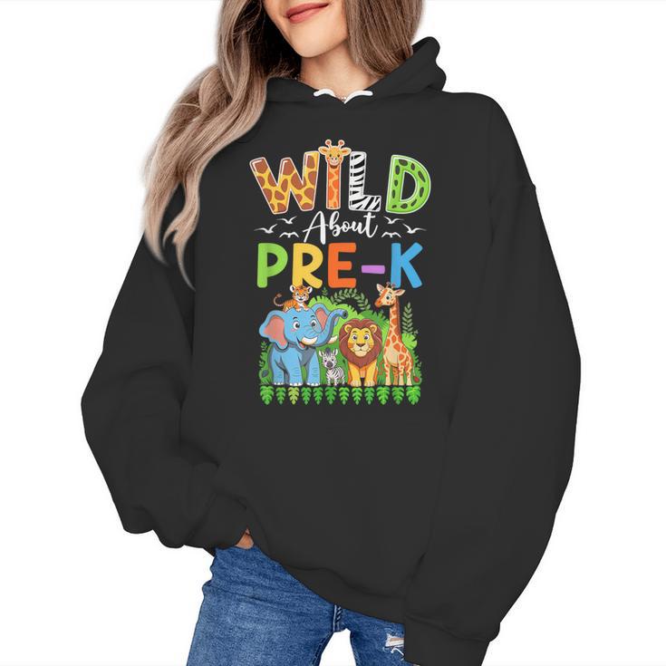 Preschool Teacher Kids Back To School Wild About Pre-K Women's Hoodie, trending gift Preschool Teacher Kids Back To School Wild About Pre-K Women's Hoodie, trending gift
