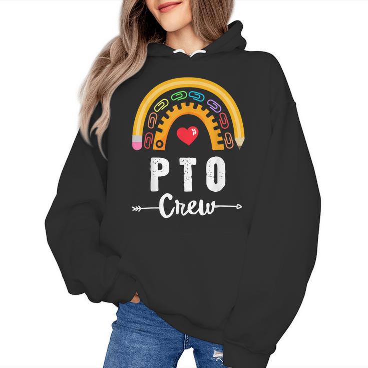 PTO Crew Parent School Volunteer Board Mom Parent Teacher Women's Hoodie