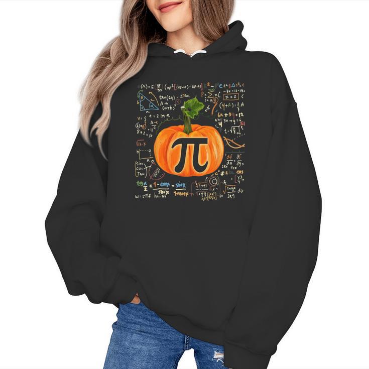Pumpkin Pi Math Teacher Halloween Pumpkin Pi Women's Hoodie