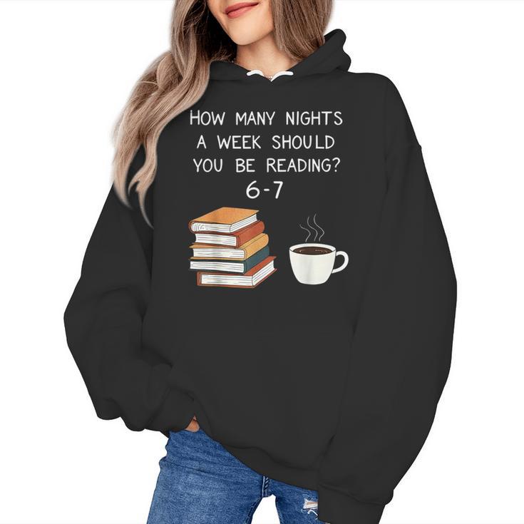 Reading 67 Six Seven Meme English Teacher Book Lover Women's Hoodie