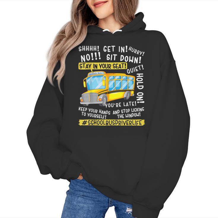 School Bus Driver Life Last Day Of School Teacher Kids Women's Hoodie