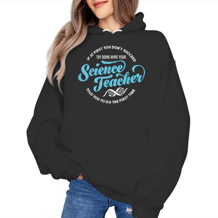 Science Teacher Must Haves Teach Science Teacher Women's Hoodie