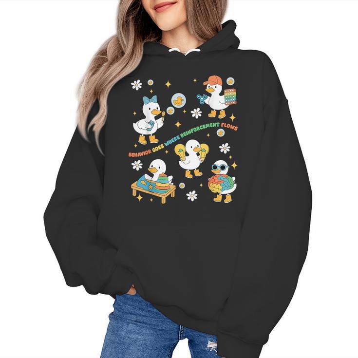 Silly Goose Behavior Analyst RBT ABA Therapy SPED Teacher Women's Hoodie