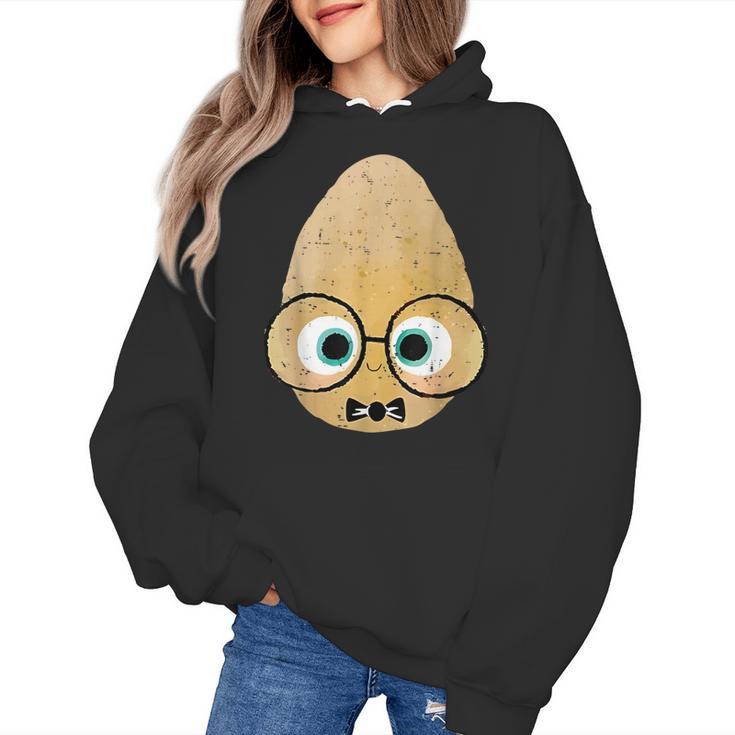 The Smart Seed Good Egg Teacher Halloween Costume Food Group Women's Hoodie