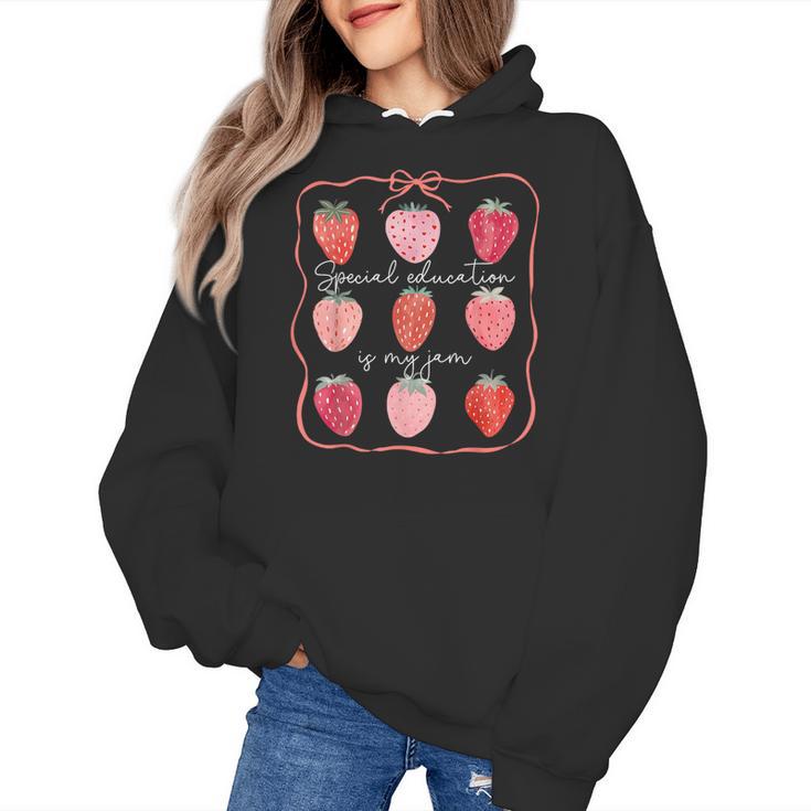 Special Education Is My Jam SPED Teacher Back To School Women's Hoodie