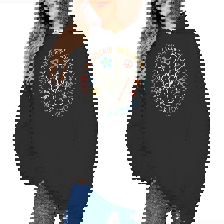 Special Education Teacher Inspirational SPED Teachers Autism Women&#x27;s Hoodie