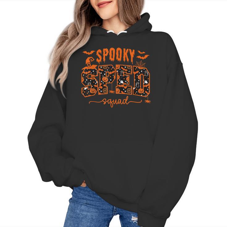 Sped Squad Team Special Education Teacher Halloween Women's Hoodie