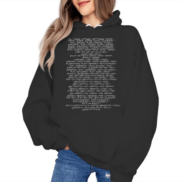 Standard Model Lagrangian Higgs Boson Physics Teacher Women's Hoodie