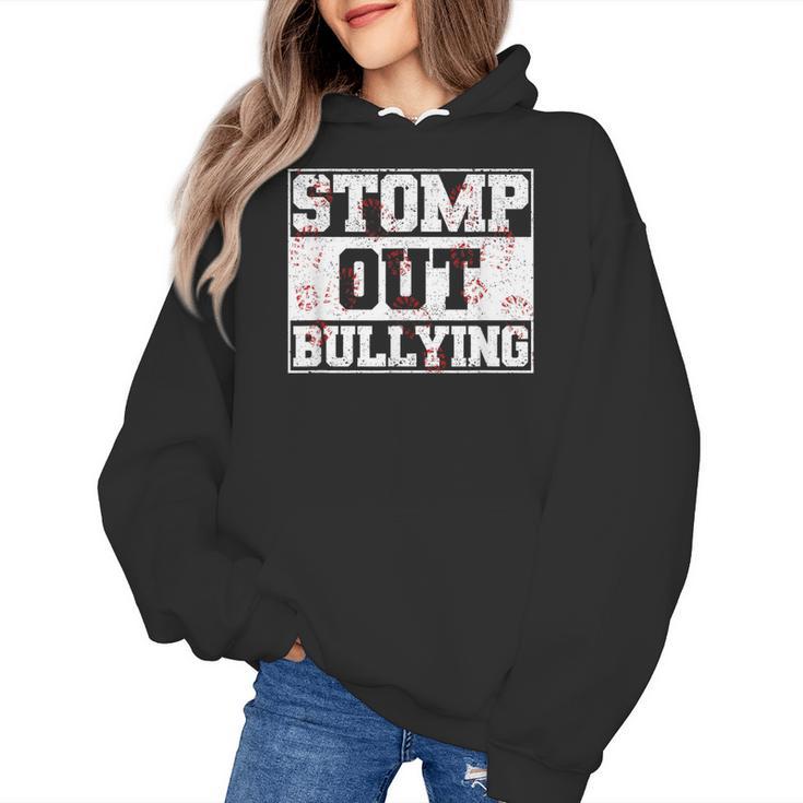 Stomp Out Bullying Back To School Education Teacher Women's Hoodie