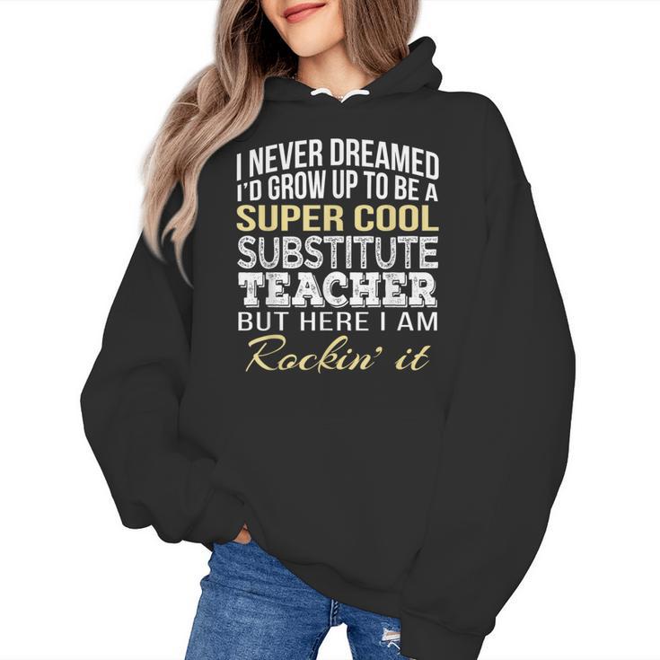 Substitute Teacher T Shirt School Tee Women's Hoodie