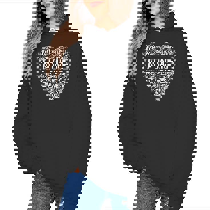 Tap Dance Heart Lover Tap Dancer Dancing Teacher For Men Women Girls Kids Women&#x27;s Hoodie