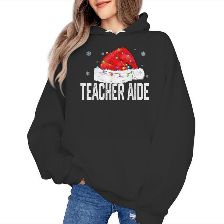 Teacher Aide Christmas Women Family Matching Group Xmas Women's Hoodie