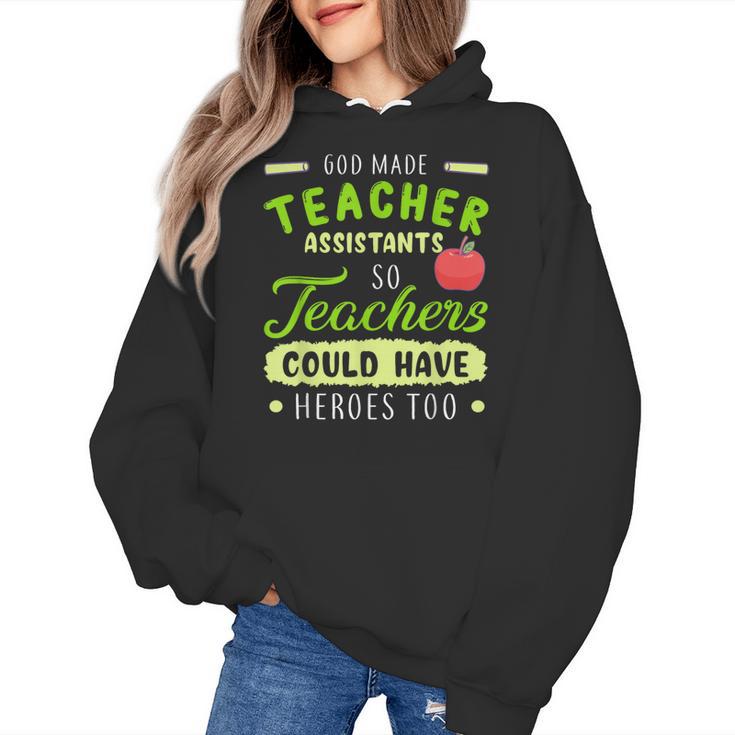 Teacher Teaching Assistant Aide Hero Women's Hoodie