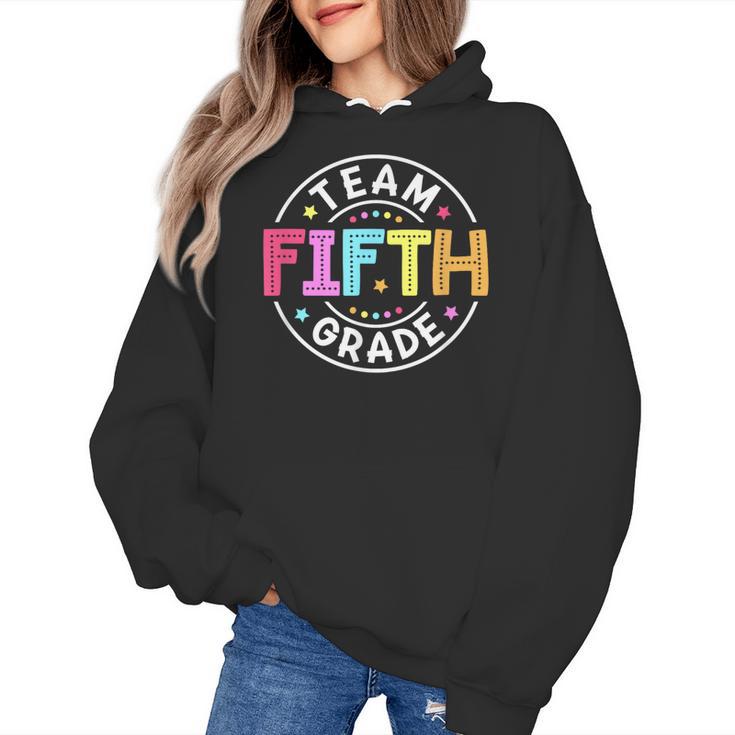 Team Fifth Grade Teacher Back To School 5th Grade Squad Kids Women's Hoodie, trending gift Team Fifth Grade Teacher Back To School 5th Grade Squad Kids Women's Hoodie, trending gift