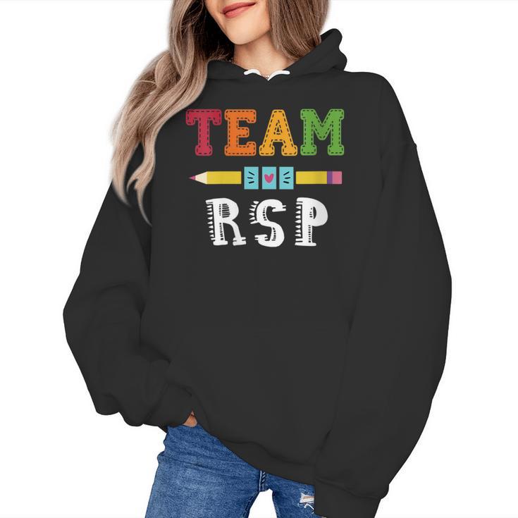 Team RSP RSP Teacher Kindergarten Teacher Women's Hoodie