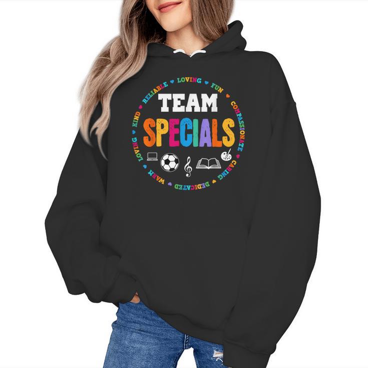 TEAM Specials Teacher TRIBE Squad Back To Primary School Women's Hoodie