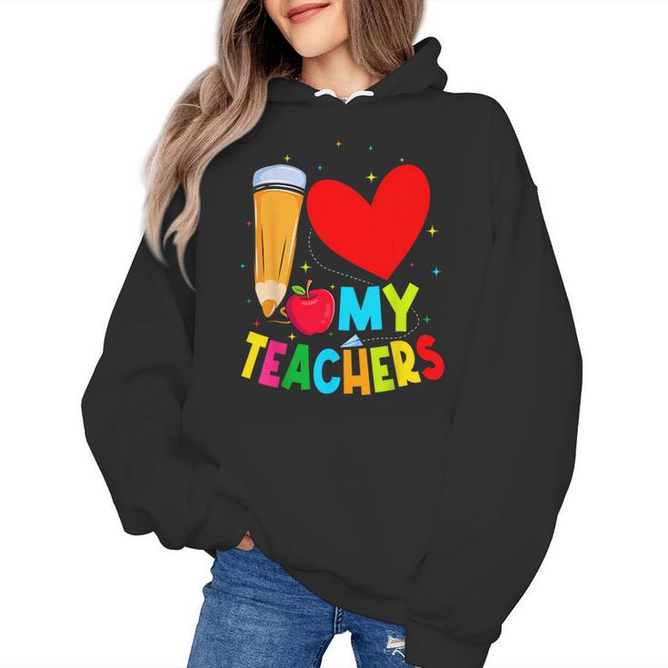 Teens Graduation I Heart My Teachers I Love My Teachers Women's Hoodie, trending gift Teens Graduation I Heart My Teachers I Love My Teachers Women's Hoodie, trending gift