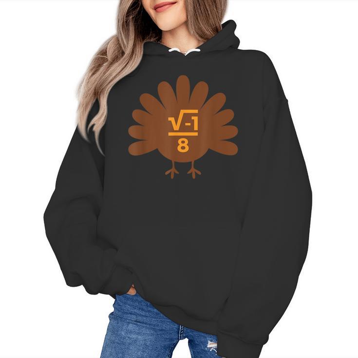 Thanksgiving Math Teacher Math Symbol Men Women Girls Kids Women's Hoodie