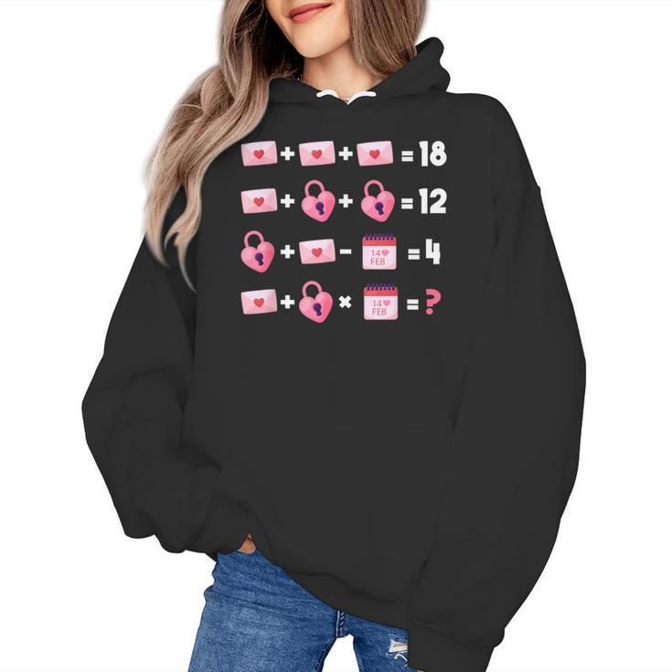 Valentines Day Order Of Operations Valentines Math Teacher Women's Hoodie