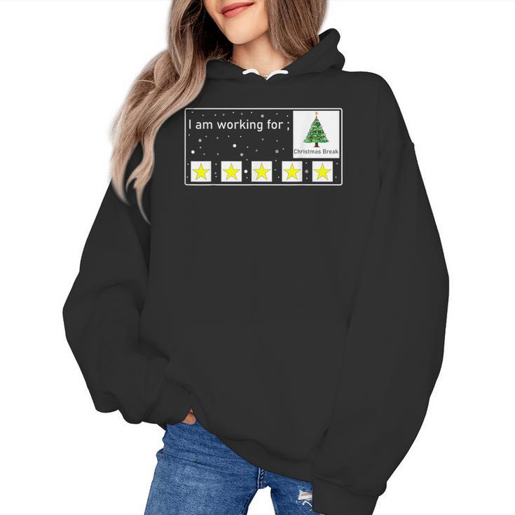I Am Working For Christmas Break Special Education Teacher Women's Hoodie