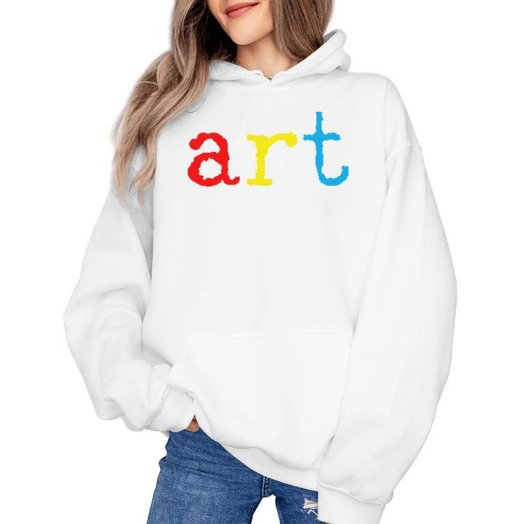 Art Teacher Artists Women's Hoodie
