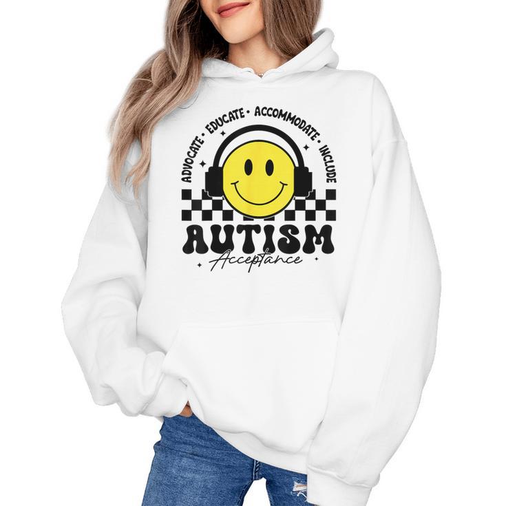 Autism Awareness Acceptance Special Education Teacher Kids Women's Hoodie