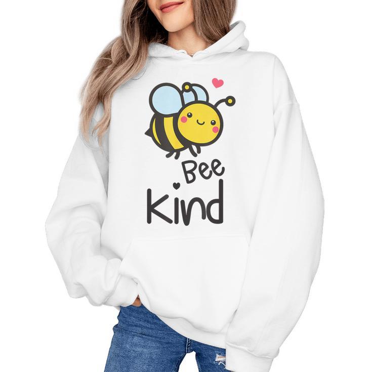 Bee Kind Bumble Bee Anti Bullying Teacher Kindness Matters Women's Hoodie