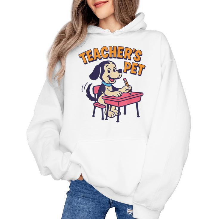 Cute Elementary School Student Dog Teacher's Pet Women's Hoodie