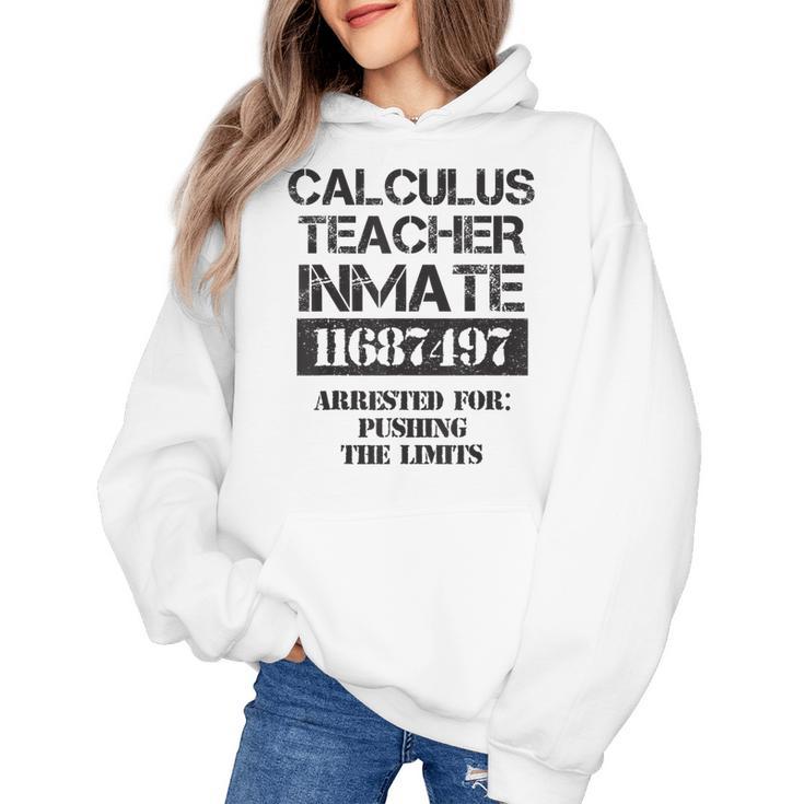 Halloween Calculus Teacher Prisoner Costume Women's Hoodie
