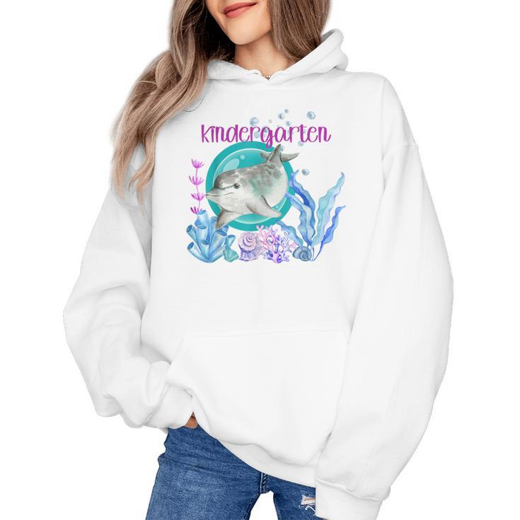 Kindergarten Teacher Dolphin Ocean Life Teaching Team Spirit Women's Hoodie
