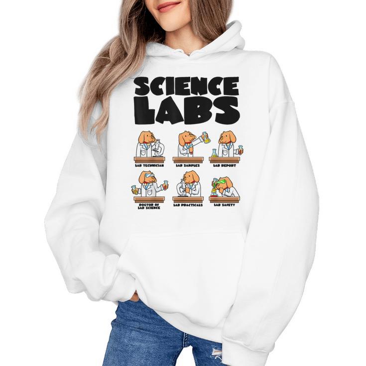 Labrador Retriever Science Labs Dog Lover Teacher Women's Hoodie