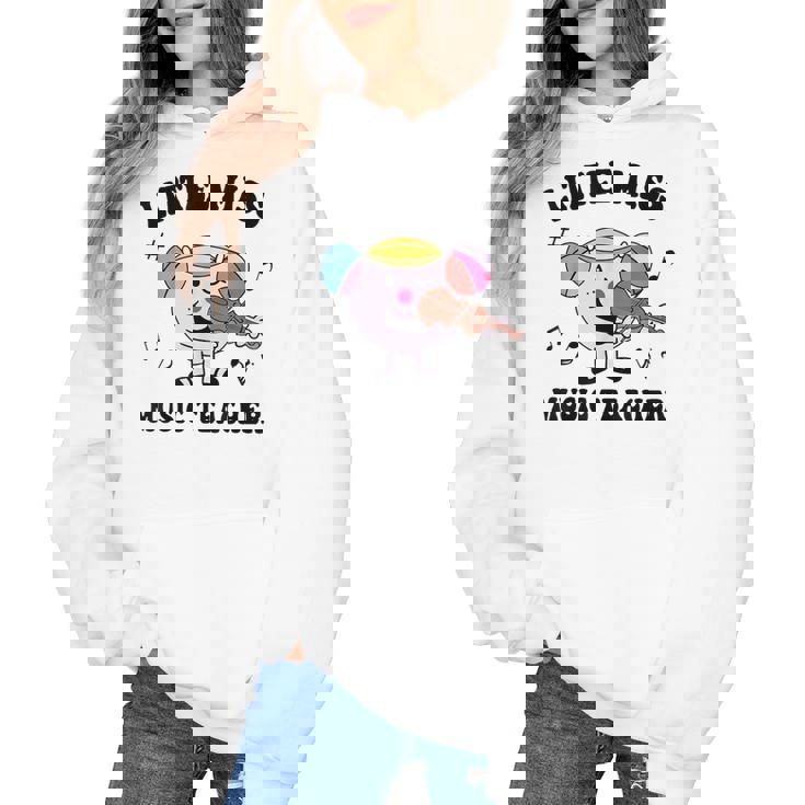 Little Miss Music Teacher Music Teacher Team Women&#x27;s Hoodie