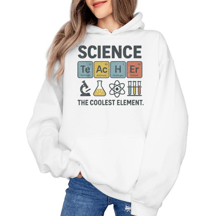 Science Teacher Periodic Table Jokes Chemistry Pun Women's Hoodie