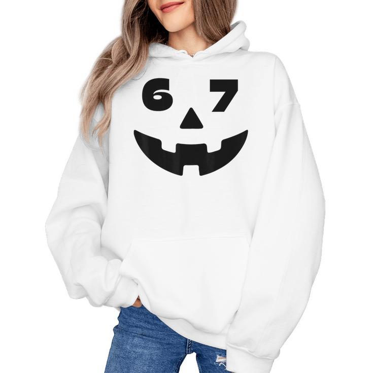 Six Seven Halloween Costume For Students Teachers 6 7 Women's Hoodie