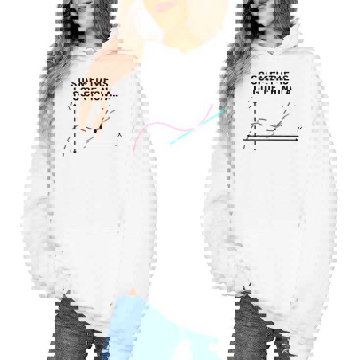 Sometimes I Go Off On a Tangent Math Teacher T Shirts Men Women Girls Kids Women&#x27;s Hoodie