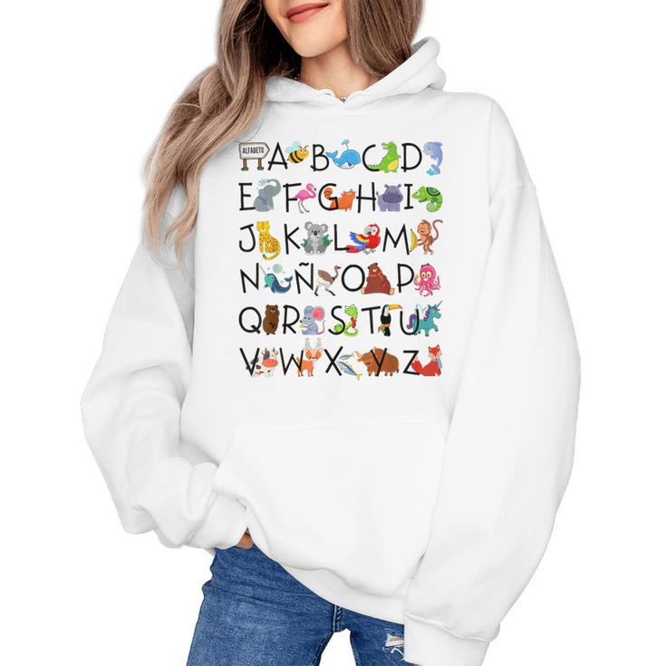 SPANISH ALPHABET MAESTRA SPANISH TEACHER Women's Hoodie