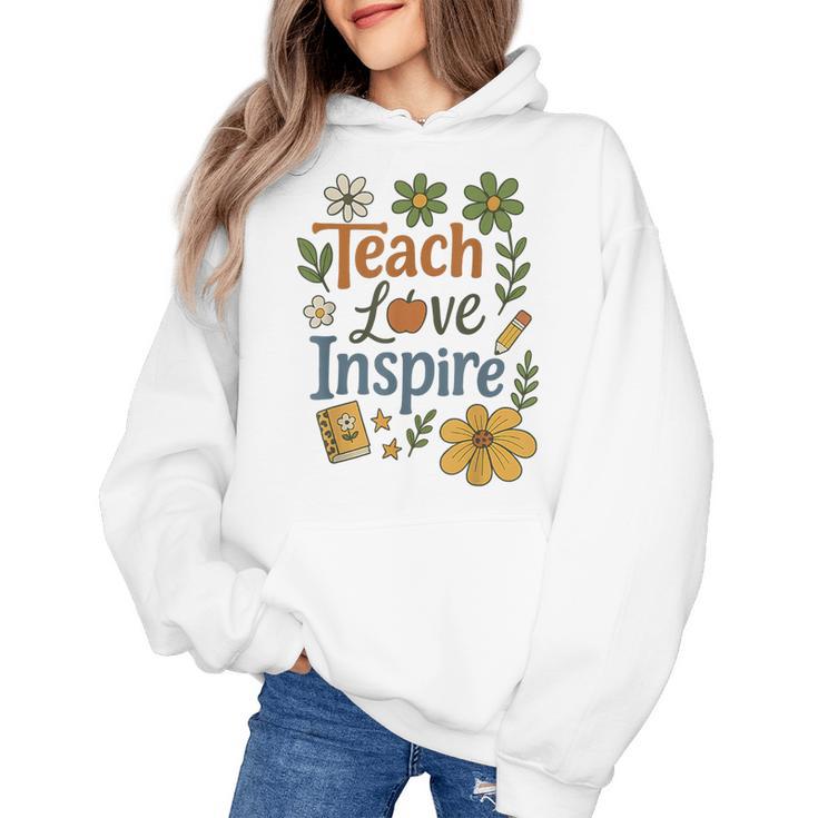 Teacher Inspire Love Women's Hoodie