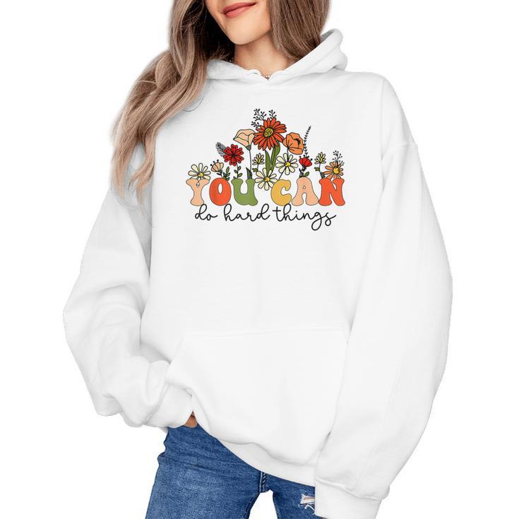 Test Day Teacher Shirt You Can Do Hard Things Women Kids Women's Hoodie