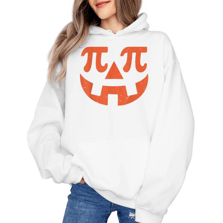 Thanksgiving Math Teacher Pumpkin Pi Pie Math Costume Women's Hoodie