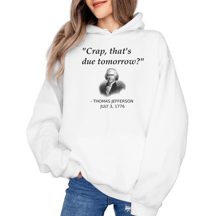 Thomas Jefferson USA History Teacher Student Women's Hoodie