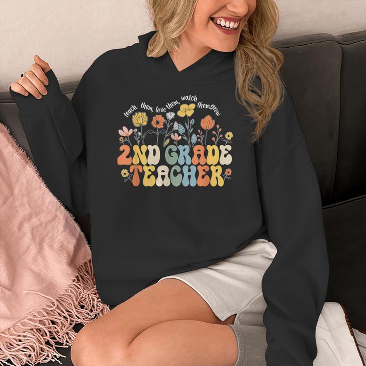 2nd Second Grade Teacher Appreciation Teaching Wildflowers Women's Hoodie, 2nd Grade Teacher Gifts, funny design 2nd Second Grade Teacher Appreciation Teaching Wildflowers Women's Hoodie, 2nd Grade Teacher Gifts, funny design