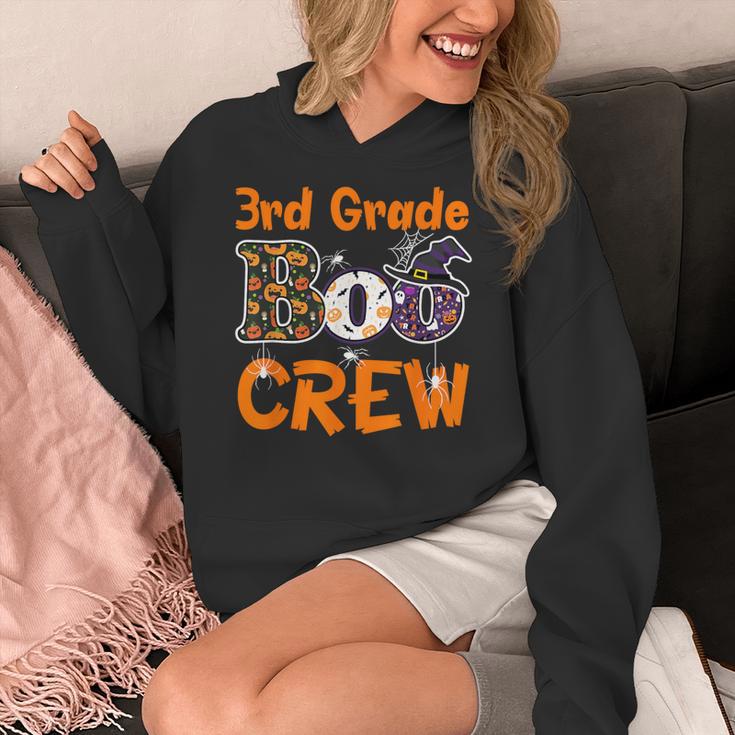 3rd Grade Boo Crew Halloween Teachers Students Costume Women's Hoodie, funny design