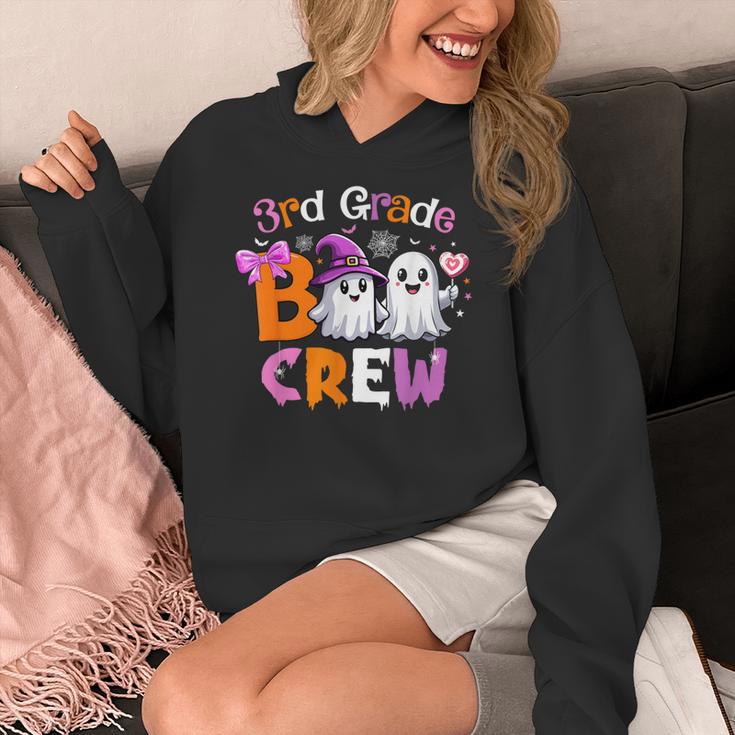 3rd Grade Boo Crew Third Grade Halloween Costume Teacher Kid Women's Hoodie, funny design