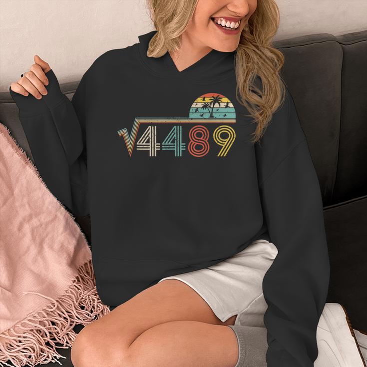 67 Vintage Meme Square Root 4489 Slang Math Teacher Women's Hoodie, funny design