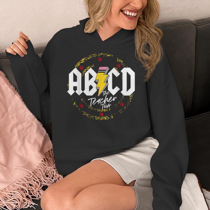 ABCD The Teacher Tour Last Day Of School Rockin' Teacher Women's Hoodie, funny design ABCD The Teacher Tour Last Day Of School Rockin' Teacher Women's Hoodie, funny design