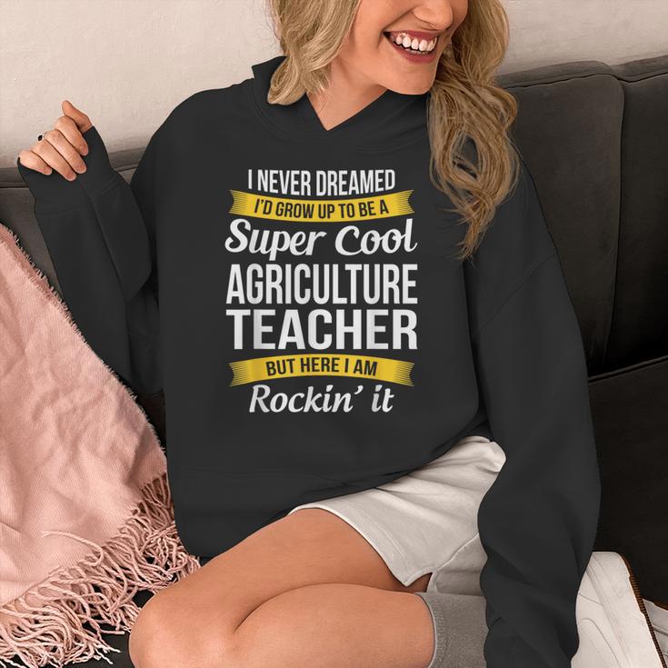 Agriculture Teacher Appreciation AG Teacher Women's Hoodie, funny design