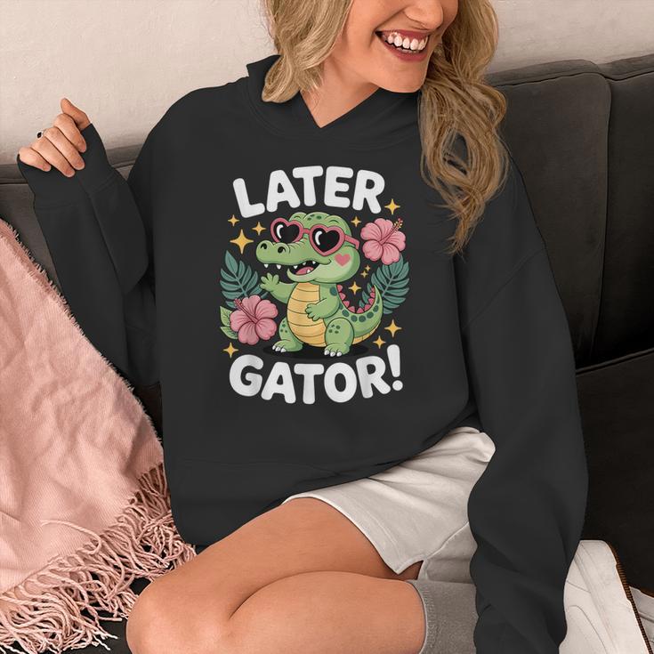 Alligator Later Gator Teacher Summer Last Day Fun Women's Hoodie, funny design Alligator Later Gator Teacher Summer Last Day Fun Women's Hoodie, funny design