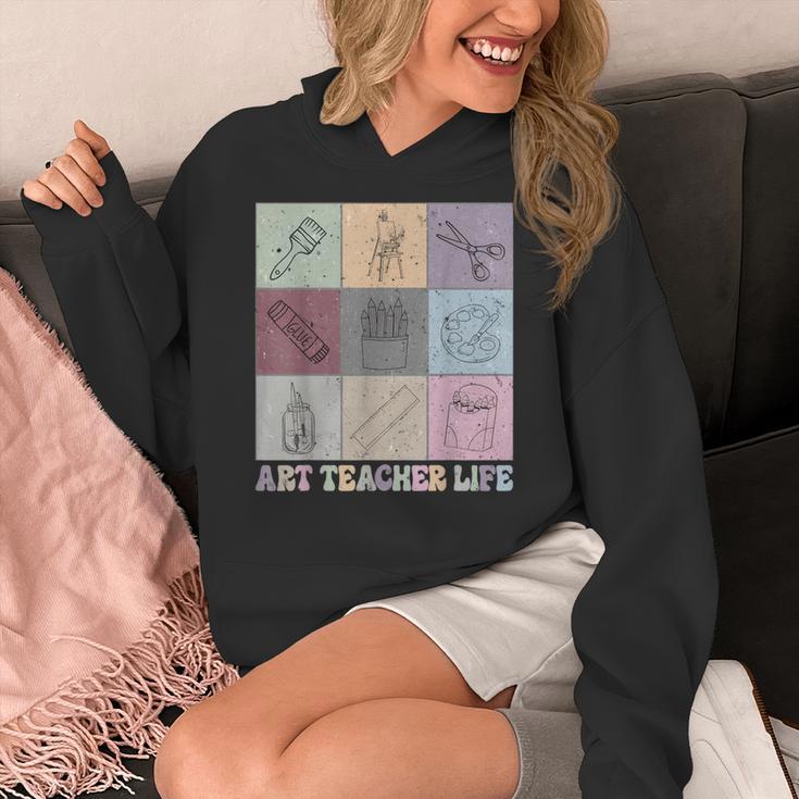 Art Teacher Life Retro Groovy Teaching Future Artists Women's Hoodie, Future Teacher Gifts, Groovy Teacher Gifts, funny design Art Teacher Life Retro Groovy Teaching Future Artists Women's Hoodie, Future Teacher Gifts, Groovy Teacher Gifts, funny design