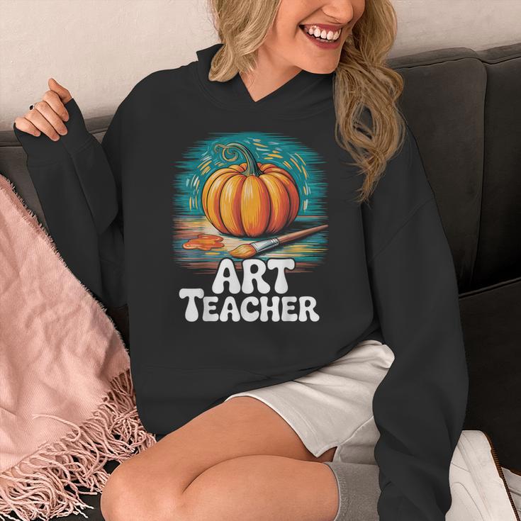 Art Teacher Pumpkin Painting Halloween Costume Women's Hoodie, funny design Art Teacher Pumpkin Painting Halloween Costume Women's Hoodie, funny design